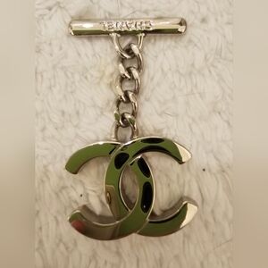 Chanel Classic Silver Bag Charm